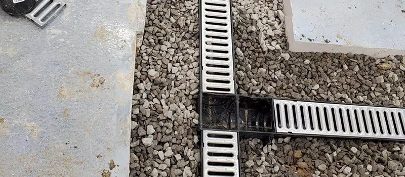 Storm Water Trench Drain Repair in Courtice, ON